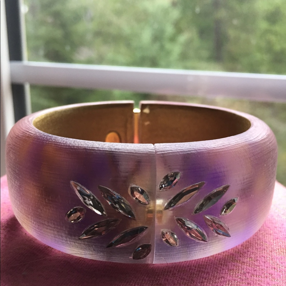 Alexis Bittar lucite bracelet